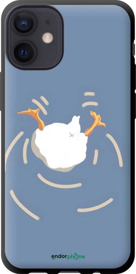 TPU чехол Гусь ныряет для Apple iPhone 12 Mini - 6275b-2071 изображение 