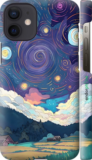 3D пластиковий глянцевий чехол Креативний арт для Apple iPhone 12 Mini - 6322c-2071 изображение 