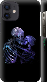 3D пластиковый глянцевый чехол С изображением скелета для Apple iPhone 12 Mini - 6537c-2071 изображение 