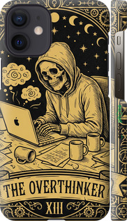 3D пластиковый глянцевый чехол The Overthinker для Apple iPhone 12 Mini - 6774c-2071 изображение 