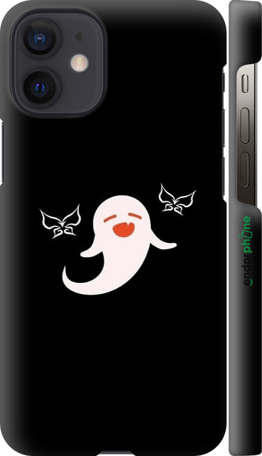 3D пластиковий глянцевий чехол Genshin Impact Ху Тао Мистецтво духу-примари для Apple iPhone 12 Mini - 6534c-2071 изображение 