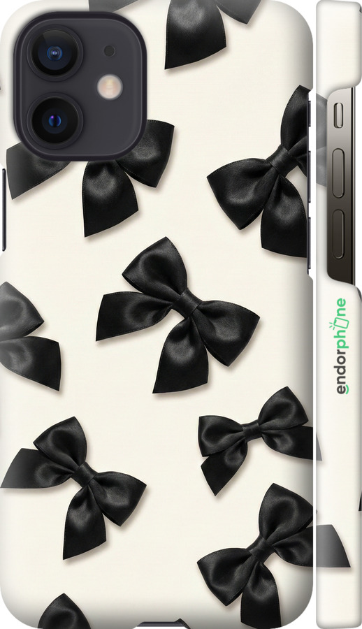 3D пластиковый глянцевый чехол Dark Coquette для Apple iPhone 12 Mini - 6765c-2071 изображение 