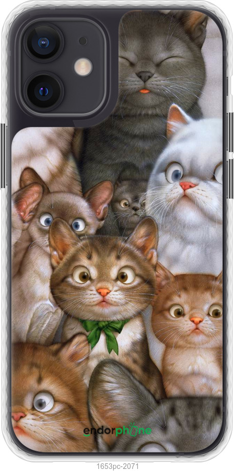 

Чохол Bumper чохол "Коти" для iPhone 12 Mini