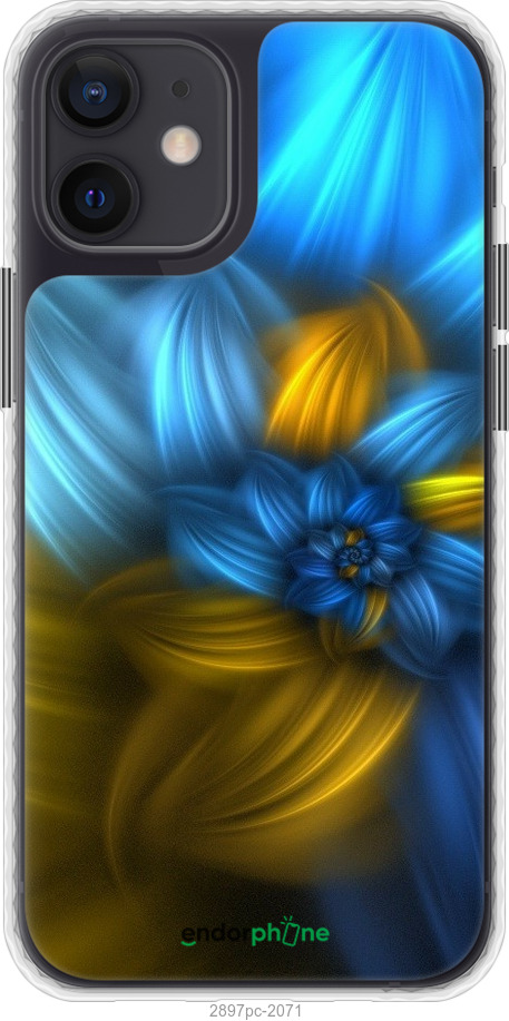 

Чохол Bumper чохол "Візерунок 46" для iPhone 12 Mini, Синій