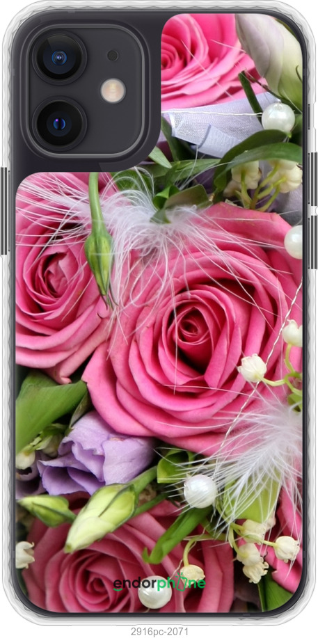 

Чохол Bumper чохол "Ніжність" для iPhone 12 Mini, Рожевий