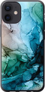 2D пластиковый чехол С красочной абстрактной картиной Соленые берега для Apple iPhone 12 Mini - 6405t-2071 изображение 
