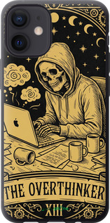 2D пластиковый чехол 'The Overthinker' для iPhone 12 Mini изображение 2