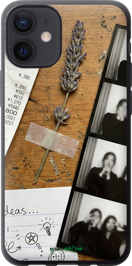 Силиконовый чехол Aesthetic Scrapbook Collage для Apple iPhone 12 Mini - 6773u-2071 изображение 