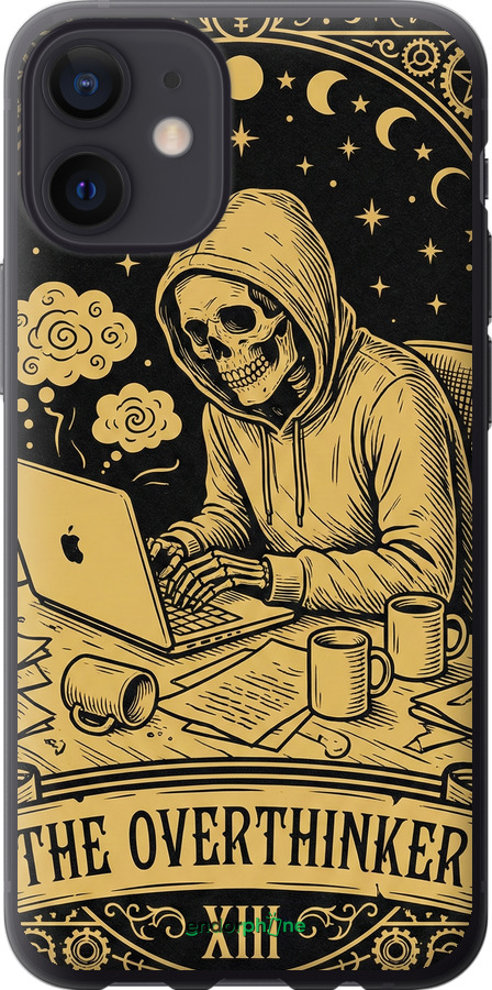 2D пластиковый чехол The Overthinker для Apple iPhone 12 Mini - 6774t-2071 изображение 