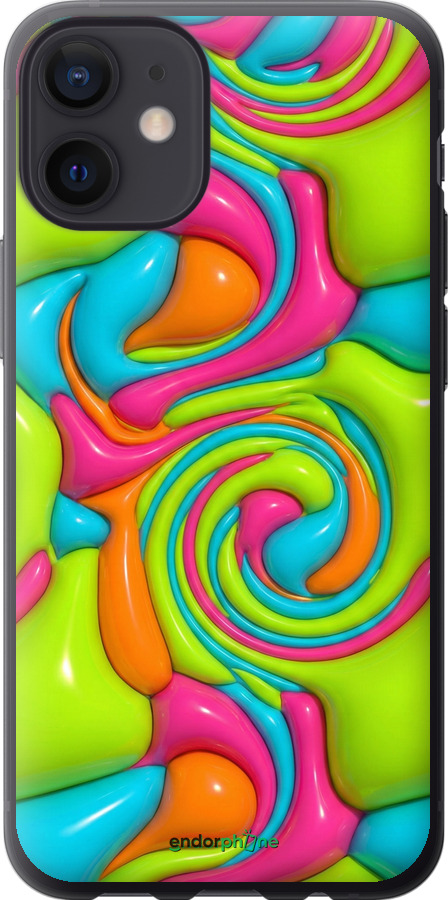 Силіконовий чехол Y2K Jelly Dream для Apple iPhone 12 Mini - 6780u-2071 изображение 