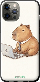 TPU чехол Funny Capybara CEO Working для Apple iPhone 12 Pro Max - 6777b-2054 изображение 