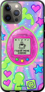 TPU чехол Y2K Aesthetic Retro Pet: Годуй мене кавою для Apple iPhone 12 Pro Max - 6784b-2054 изображение 