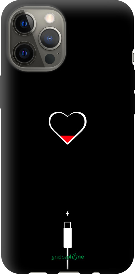 TPU чехол Підзарядка серця для Apple iPhone 12 Pro Max - 4274b-2054 изображение 