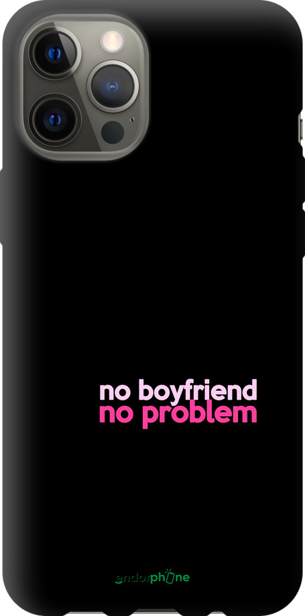 TPU чехол no boyfriend no problem для Apple iPhone 12 Pro Max - 4549b-2054 изображение 