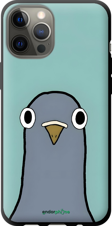 TPU чехол Голубь для Apple iPhone 12 Pro Max - 6388b-2054 изображение 