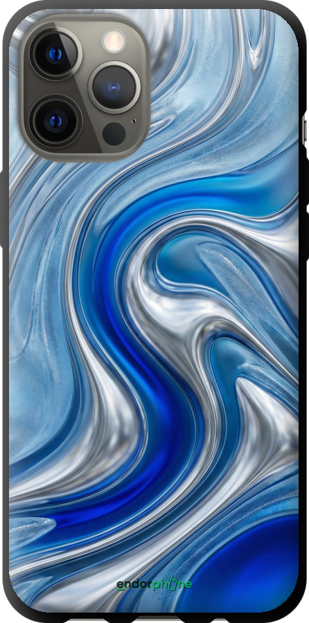 TPU чехол Liquid Chrome для Apple iPhone 12 Pro Max - 6781b-2054 изображение 