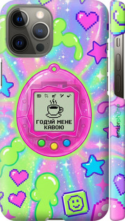 3D пластиковый матовый чехол 'Y2K Aesthetic Retro Pet: Годуй мене кавою' для iPhone 12 Pro Max изображение 13