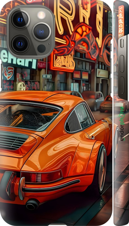 3D пластиковий глянцевий чехол Порше для Apple iPhone 12 Pro Max - 6334c-2054 изображение 