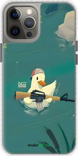 Чехол Bumper чехол Уточка с автоматом для Apple iPhone 12 Pro Max - 6356pc-2054 изображение 