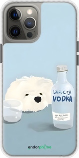 Чехол Bumper чехол Пес водка для Apple iPhone 12 Pro Max - 6368pc-2054 изображение 