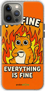 Чохол Bumper MagSafe чехол Funny Cat для Apple iPhone 12 Pro Max - 6786pm-2054 изображение 