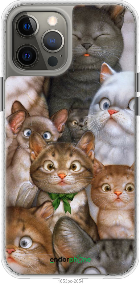 

Чохол Bumper чохол "Коти" для iPhone 12 Pro Max