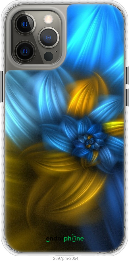 

Чохол Bumper MagSafe чохол "Візерунок 46" для iPhone 12 Pro Max, Синій