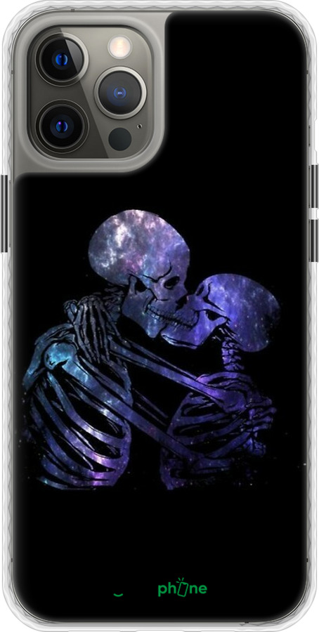 Чехол Bumper чехол С изображением скелета для Apple iPhone 12 Pro Max - 6537pc-2054 изображение 