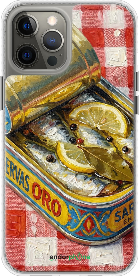 Чехол Bumper чехол Vintage Sardine Tin Phone для Apple iPhone 12 Pro Max - 6772pc-2054 изображение 