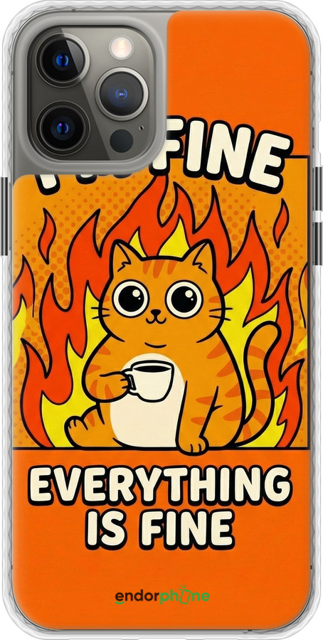 Чохол Bumper MagSafe чехол Funny Cat для Apple iPhone 12 Pro Max - 6786pm-2054 изображение 