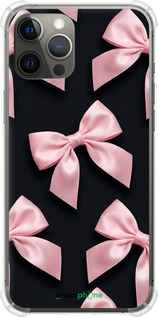 Силикон с усиленными углами чехол Coquette Ribbons Dark Coquette для Apple iPhone 12 Pro Max - 6767sp-2054 изображение 