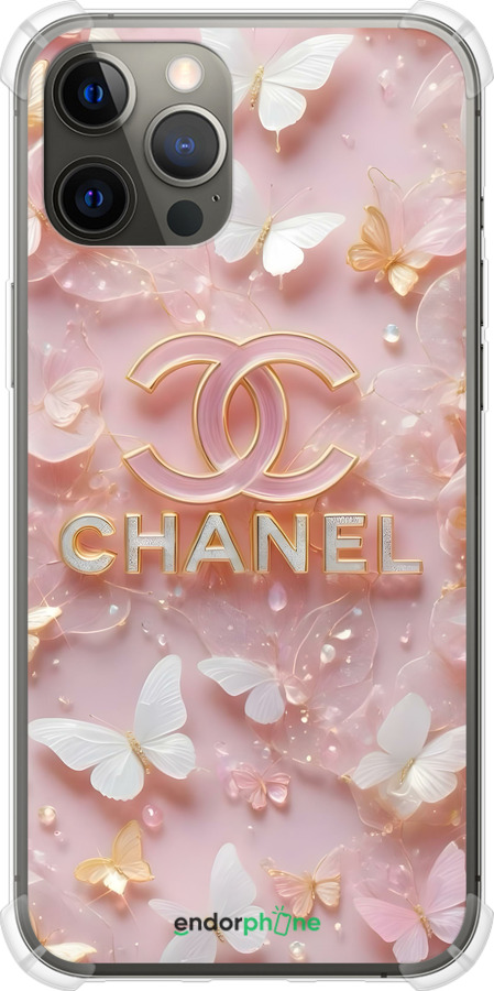 Силіконовий протиударний с посиленими кутами чехол Шанель для Apple iPhone 12 Pro Max - 6366sp-2054 изображение 