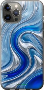 2D пластиковий чехол Liquid Chrome для Apple iPhone 12 Pro Max - 6781t-2054 изображение 