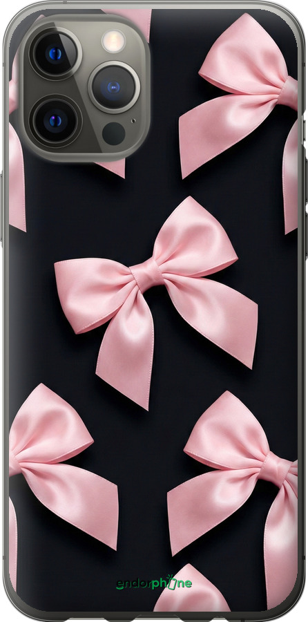 2D пластиковый чехол Coquette Ribbons Dark Coquette для Apple iPhone 12 Pro Max - 6767t-2054 изображение 