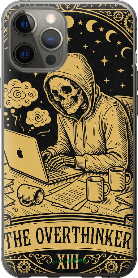 2D пластиковый чехол The Overthinker для Apple iPhone 12 Pro Max - 6774t-2054 изображение 