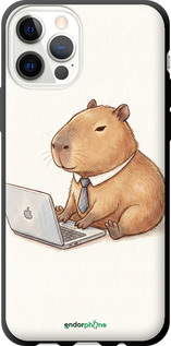 TPU чехол Funny Capybara CEO Working для Apple iPhone 12 Pro - 6777b-2052 изображение 