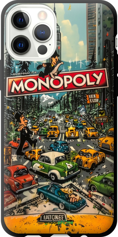 TPU чехол Городской драйв Monopoly для Apple iPhone 12 Pro - 6088b-2052 изображение 