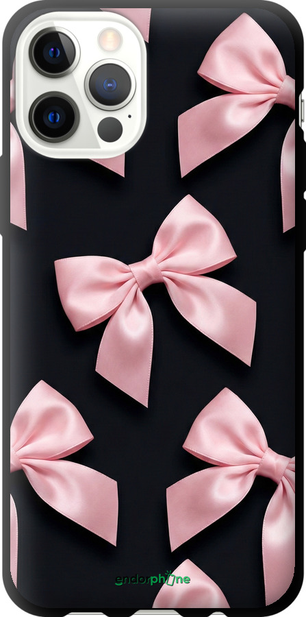 TPU чехол Coquette Ribbons Dark Coquette для Apple iPhone 12 - 6767b-2053 изображение 
