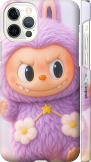 3D пластиковий глянцевий чехол Лабубу для Apple iPhone 12 Pro - 6708c-2052 изображение 