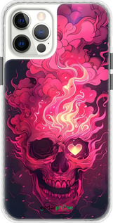 Чехол Bumper чехол Череп арт для Apple iPhone 12 - 6385pc-2053 изображение 