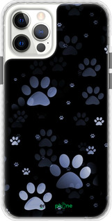 Чехол Bumper 'С синими отпечатками лап' для iPhone 12 Pro -  изображение 7