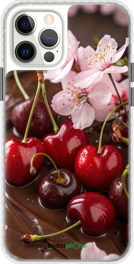 Чохол Bumper чехол Вишня у шоколаді для Apple iPhone 12 Pro - 6698pc-2052 изображение 