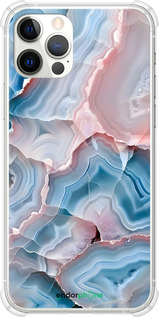 Силикон с усиленными углами чехол Мрамор для Apple iPhone 12 - 6306sp-2053 изображение 