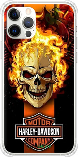 Силіконовий протиударний с посиленими кутами чехол Харлей девидсон для Apple iPhone 12 - 6370sp-2053 изображение 
