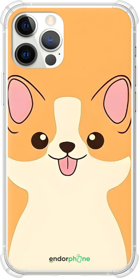 Силикон с усиленными углами чехол Милый пес для Apple iPhone 12 - 6296sp-2053 изображение 