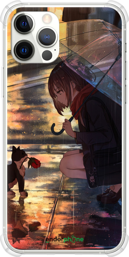 Силіконовий протиударний с посиленими кутами чехол Anime для Apple iPhone 12 Pro - 6609sp-2052 изображение 