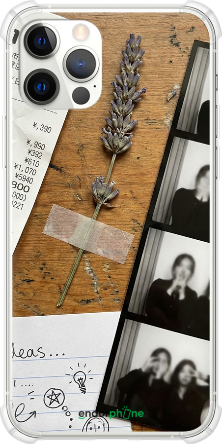 Силикон с усиленными углами чехол Aesthetic Scrapbook Collage для Apple iPhone 12 Pro - 6773sp-2052 изображение 