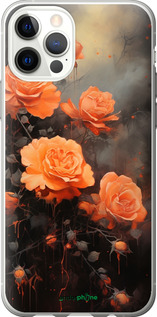 Силіконовий чехол Оранжеві троянди для Apple iPhone 12 Pro - 5944u-2052 изображение 