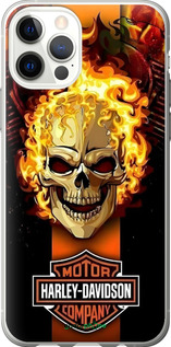 2D пластиковый чехол Харлей девидсон для Apple iPhone 12 - 6370t-2053 изображение 