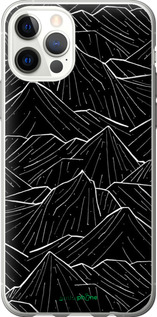 2D пластиковый чехол С изображением Темных гор для Apple iPhone 12 Pro - 6489t-2052 изображение 